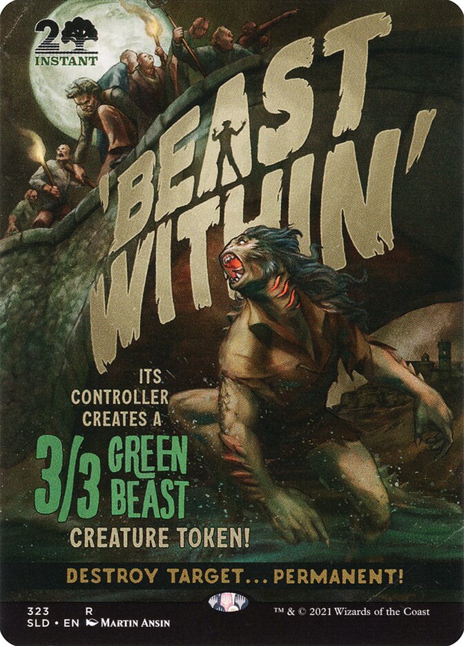 Beast Within 323 (Secret Lair Drop Series)  - Borderless Foil | Good Games Morley