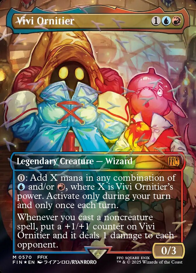 Vivi Ornitier  570 (FINAL FANTASY)  - Borderless Chocobo Track Foil | Good Games Morley