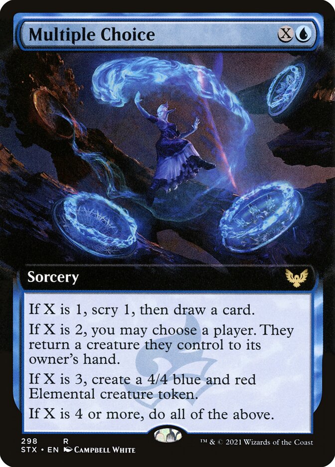 Multiple Choice 298 (Strixhaven: School of Mages)  - Foil | Good Games Morley