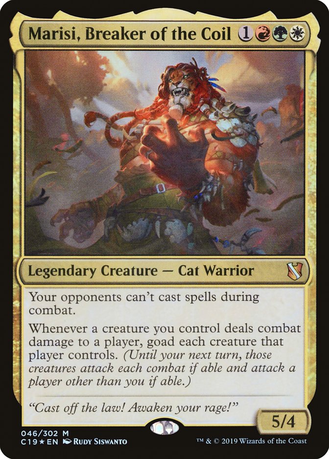 Marisi Breaker of the Coil 46 (Commander 2019)  - Foil | Good Games Morley