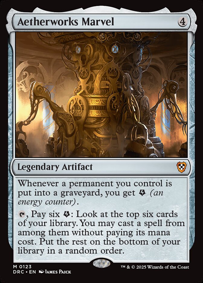 Aetherworks Marvel 123/187 (Commander: Aetherdrift)  | Good Games Morley