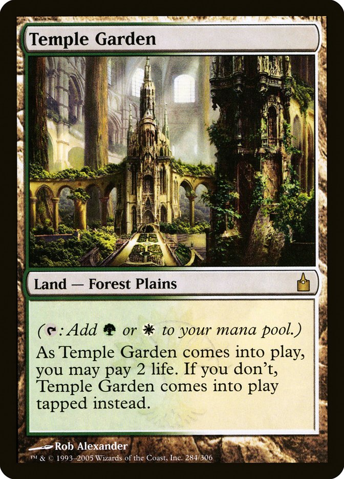 Temple Garden 284/306 (Ravnica: City of Guilds)  | Good Games Morley