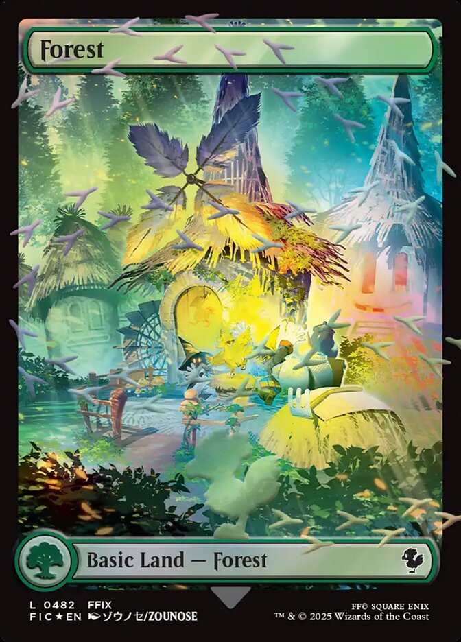 Forest 482 (Commander: FINAL FANTASY)  - Foil | Good Games Morley