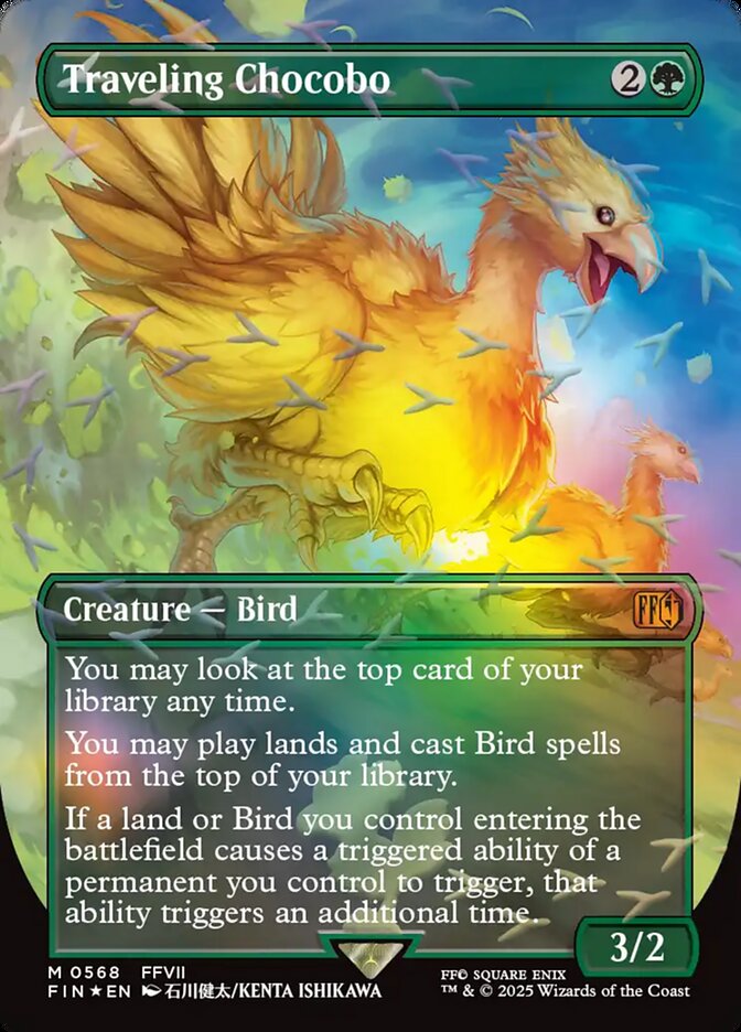 Traveling Chocobo 568 (FINAL FANTASY)  - Borderless Chocobo Track Foil | Good Games Morley