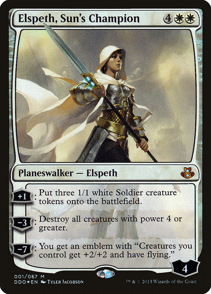 Elspeth, Sun's Champion 1 (Duel Decks: Elspeth vs. Kiora)  - Foil | Good Games Morley