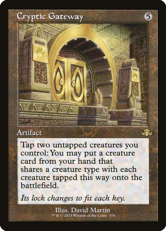 Cryptic Gateway 376 (Dominaria Remastered)  - Retro | Good Games Morley