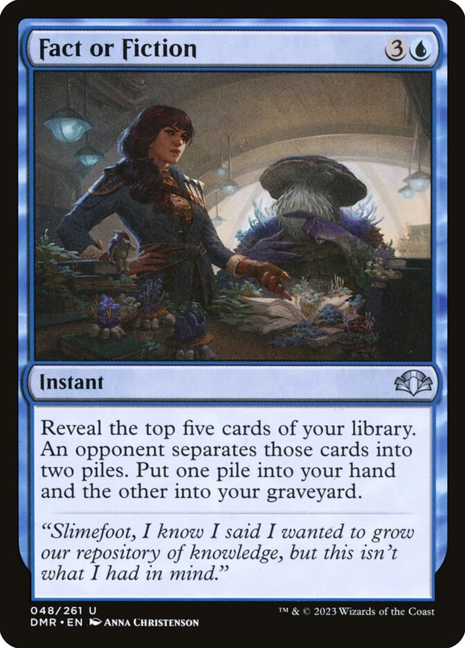 Fact or Fiction 48/261 (Dominaria Remastered)  | Good Games Morley
