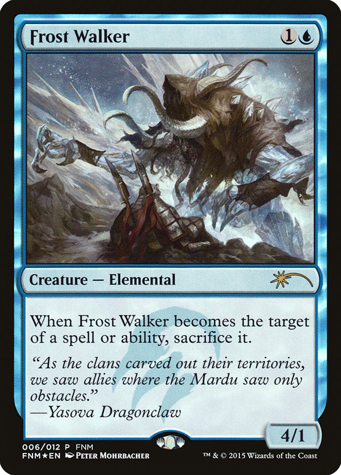 Frost Walker 6/12 (FNM Promos)  - Foil | Good Games Morley