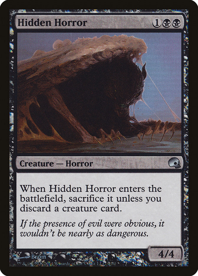 Hidden Horror 2/50 (Premium Deck Series: Graveborn)  - Foil | Good Games Morley