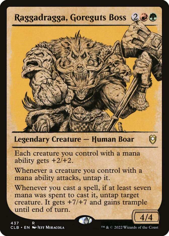 Raggadragga, Goreguts Boss 437 (Commander Legends: Battle for Baldur's Gate)  | Good Games Morley
