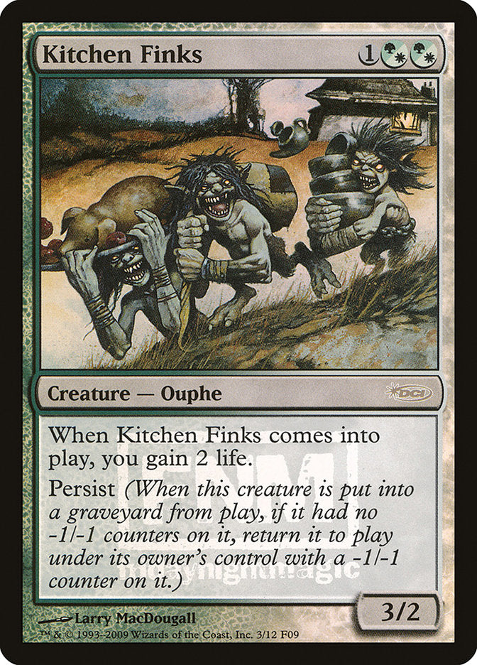 Kitchen Finks 3/12 (FNM Promos)  - Foil | Good Games Morley