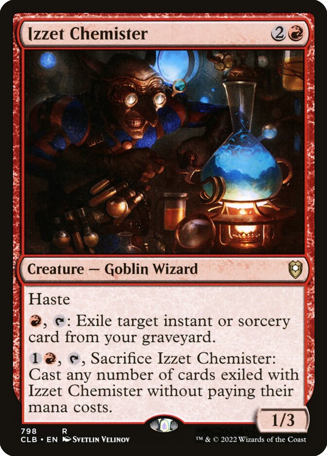 Izzet Chemister 798 (Commander Legends: Battle for Baldur's Gate)  | Good Games Morley