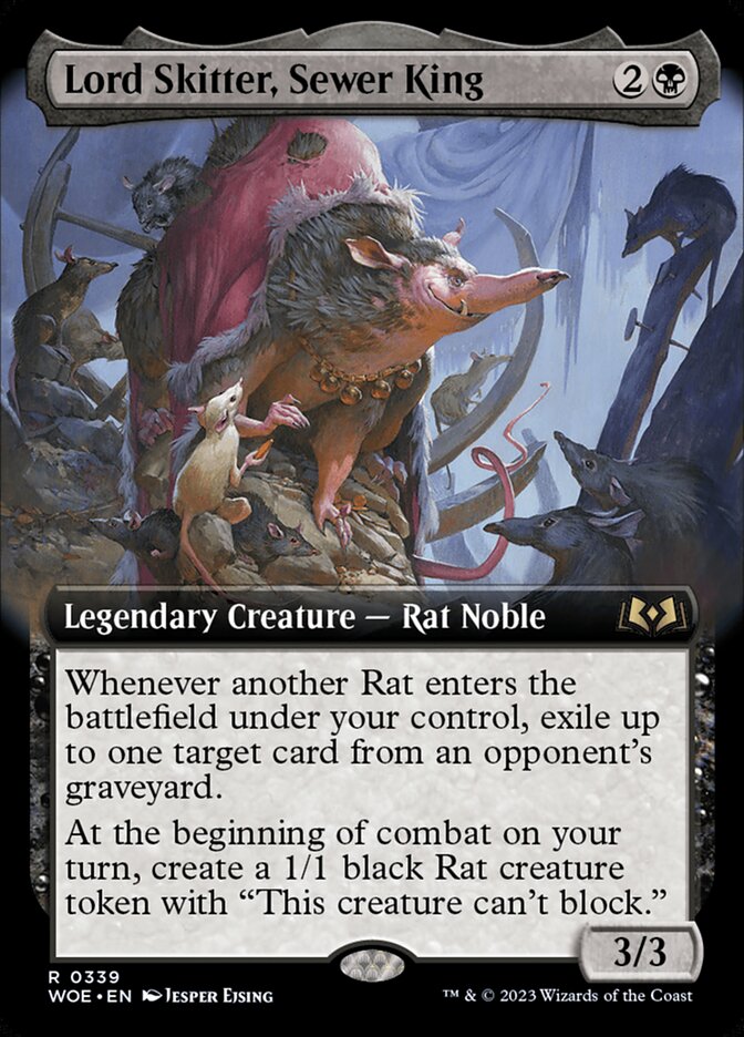 Lord Skitter, Sewer King 339/276 (Wilds of Eldraine)  - Foil | Good Games Morley