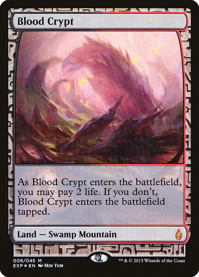 Blood Crypt 8/45 (Zendikar Expeditions)  - Foil | Good Games Morley