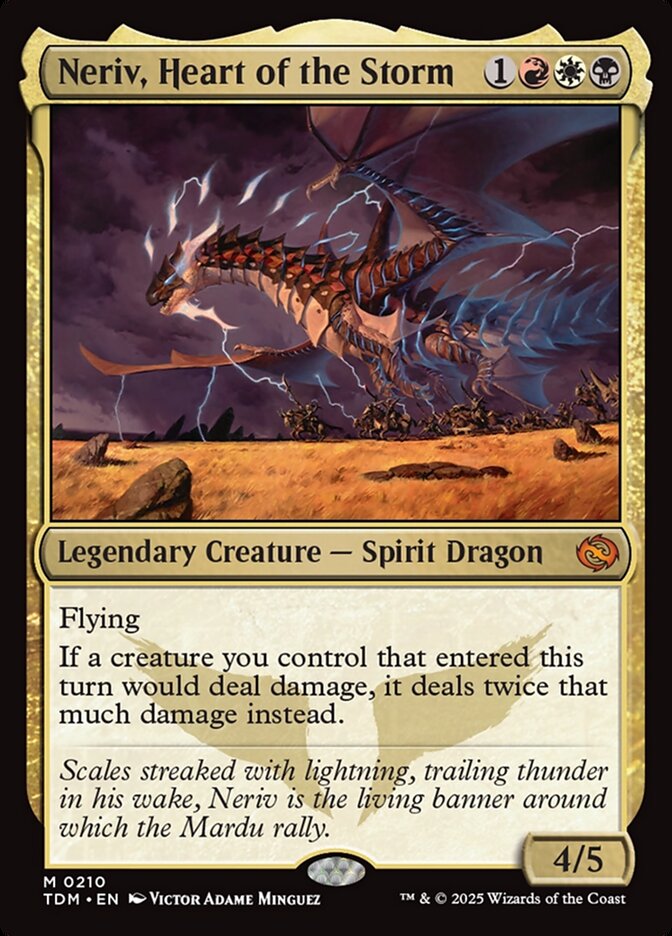 Neriv, Heart of the Storm 210/291 (Tarkir: Dragonstorm)  - Foil | Good Games Morley