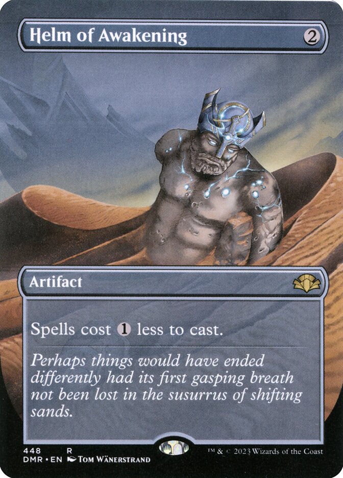 Helm of Awakening 448 (Dominaria Remastered)  - Borderless Foil | Good Games Morley