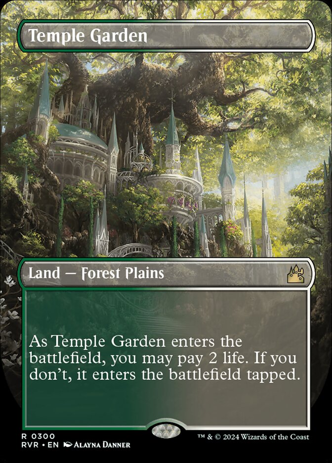 Temple Garden 300/291 (Ravnica Remastered)  - Borderless | Good Games Morley