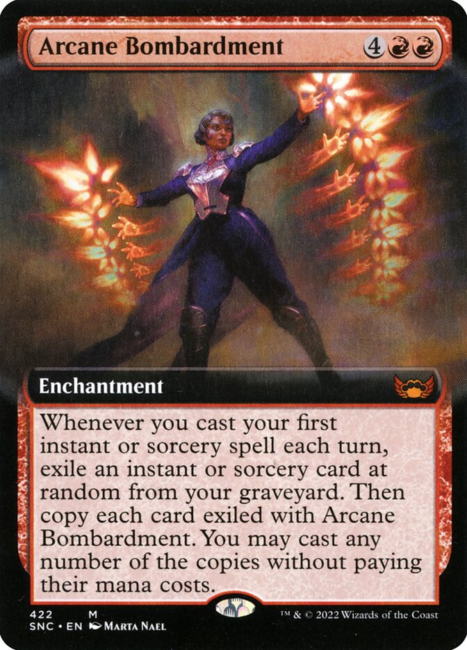 Arcane Bombardment 422/281 (Streets of New Capenna)  - Extended Art | Good Games Morley