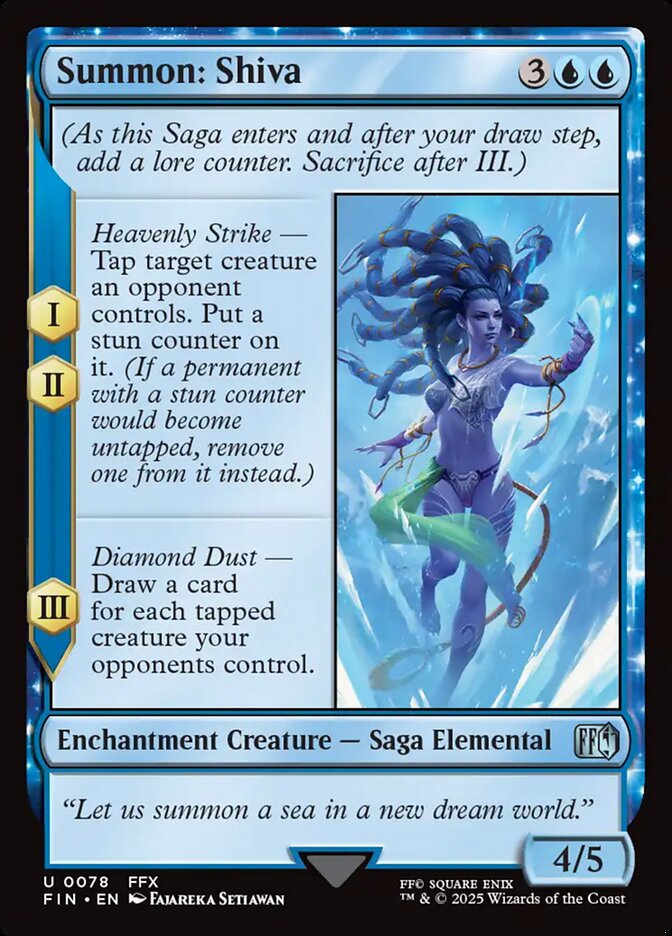 Summon: Shiva 78/309 (FINAL FANTASY)  | Good Games Morley