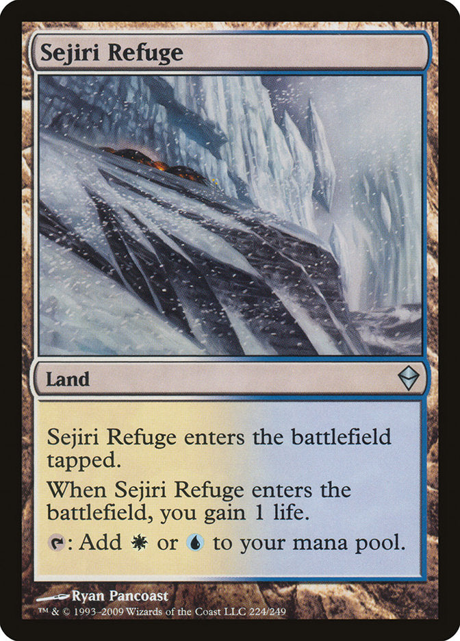 Sejiri Refuge 224/249 (Zendikar)  - Foil | Good Games Morley