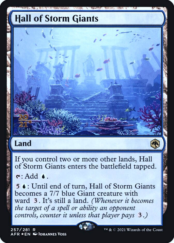 Hall of Storm Giants 257s/241 (Prerelease Cards)  - Foil | Good Games Morley