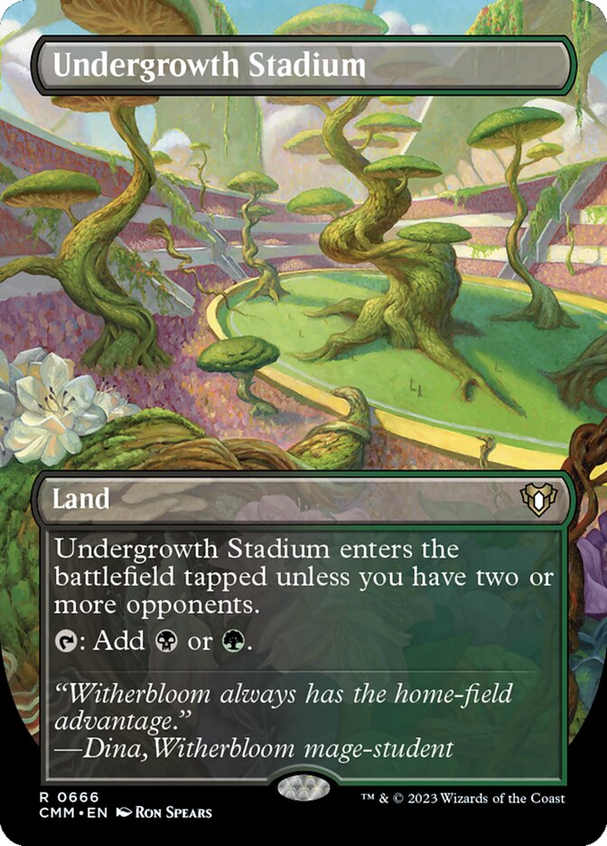 Undergrowth Stadium 666/451 (Commander Masters)  - Borderless | Good Games Morley