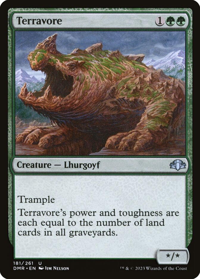 Terravore 181/261 (Dominaria Remastered)  - Foil | Good Games Morley