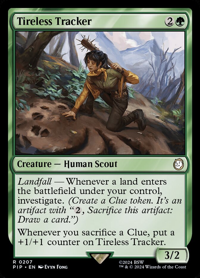 Tireless Tracker 207 (Universes Beyond: Fallout)  - Foil | Good Games Morley
