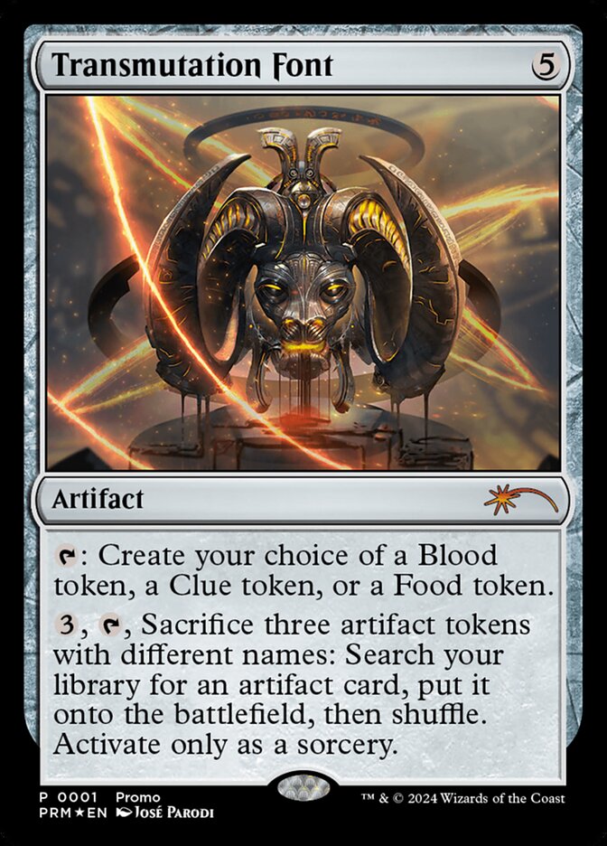 Transmutation Font 1 (Launch Party & Release Event Promos)  - Foil | Good Games Morley