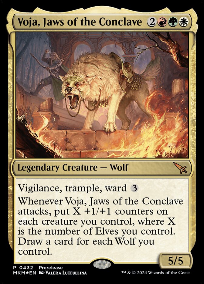 Voja Jaws of the Conclave 432 (Prerelease Cards)  - Foil | Good Games Morley