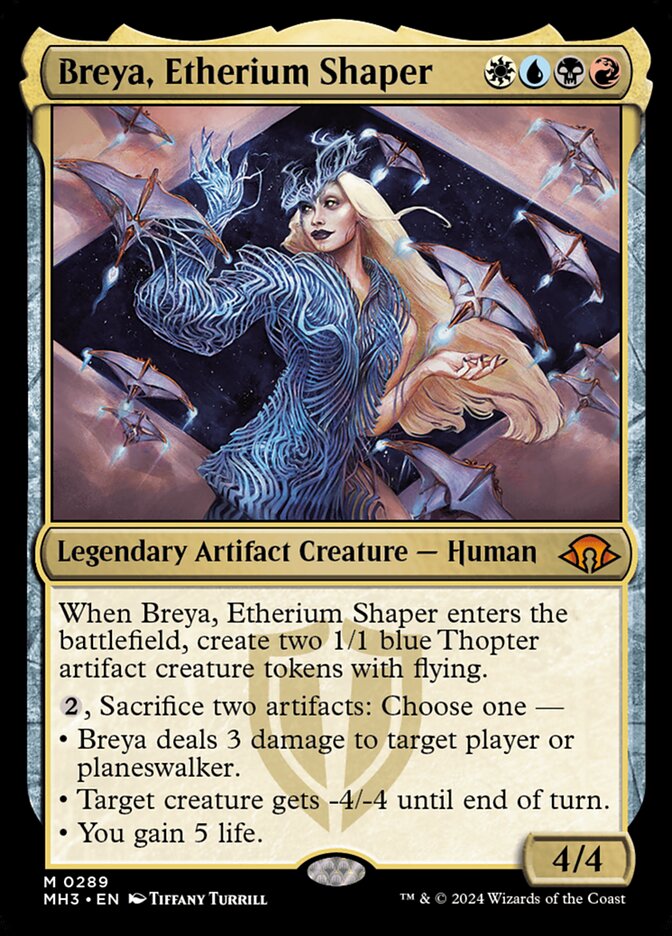 Breya, Etherium Shaper 289/319 (Modern Horizons 3)  - Foil | Good Games Morley