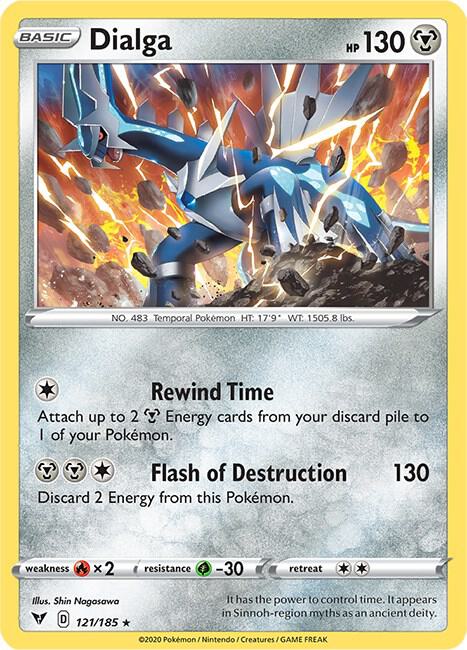 Dialga 121/185 (SWSH04: Vivid Voltage)  - Holofoil | Good Games Morley
