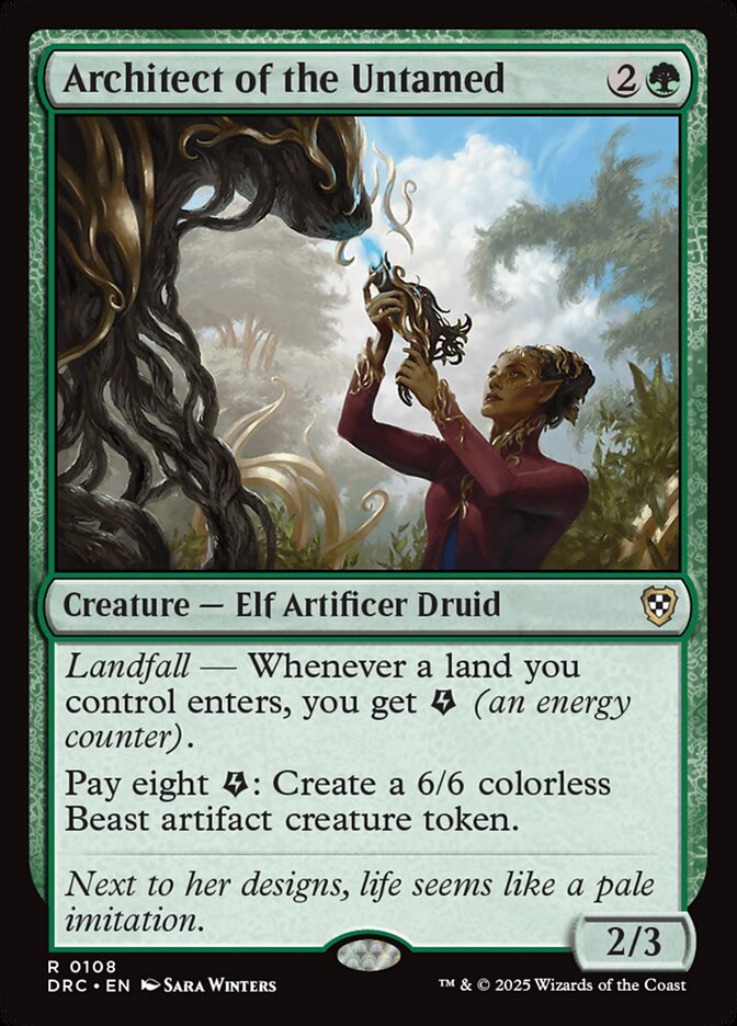 Architect of the Untamed 108/187 (Commander: Aetherdrift)  | Good Games Morley