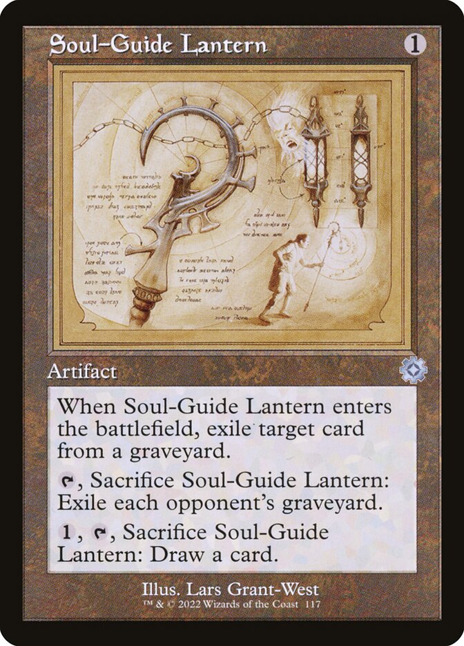 Soul Guide Lantern Schematic 117 (The Brothers' War: Retro Frame Artifacts)  | Good Games Morley