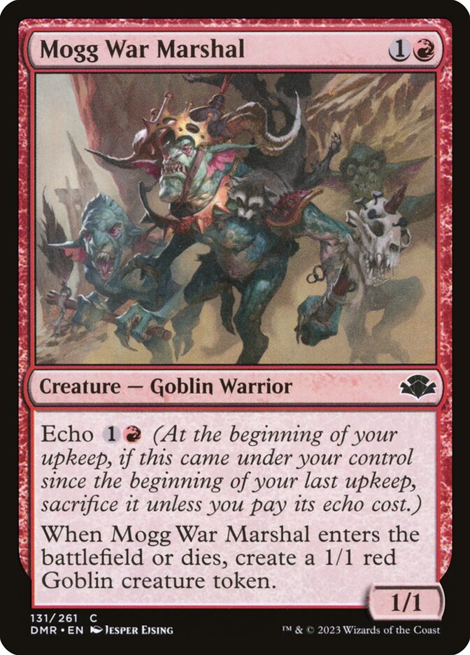 Mogg War Marshal 131/261 (Dominaria Remastered)  - Foil | Good Games Morley