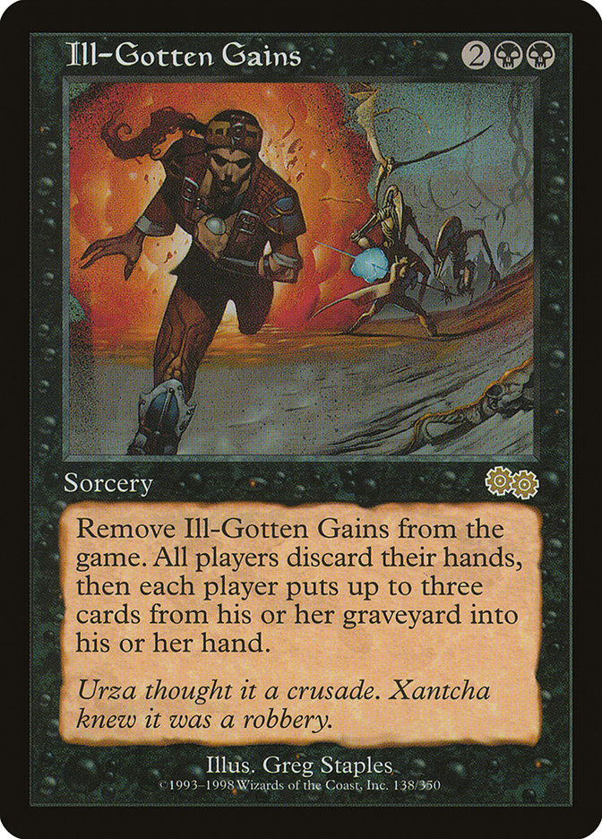 Ill-Gotten Gains 138/350 (Urza's Saga)  | Good Games Morley