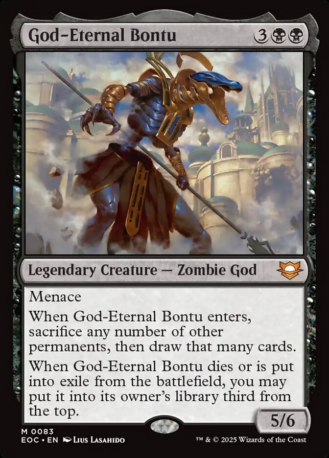 God-Eternal Bontu 83/191 (Commander: Edge of Eternities)  | Good Games Morley