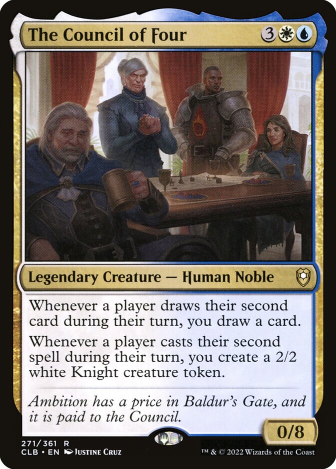The Council of Four 271 (Commander Legends: Battle for Baldur's Gate)  - Foil | Good Games Morley
