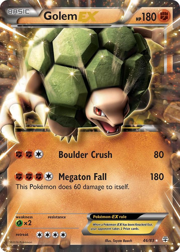 Golem EX 46/83 (Generations)  - Holofoil | Good Games Morley
