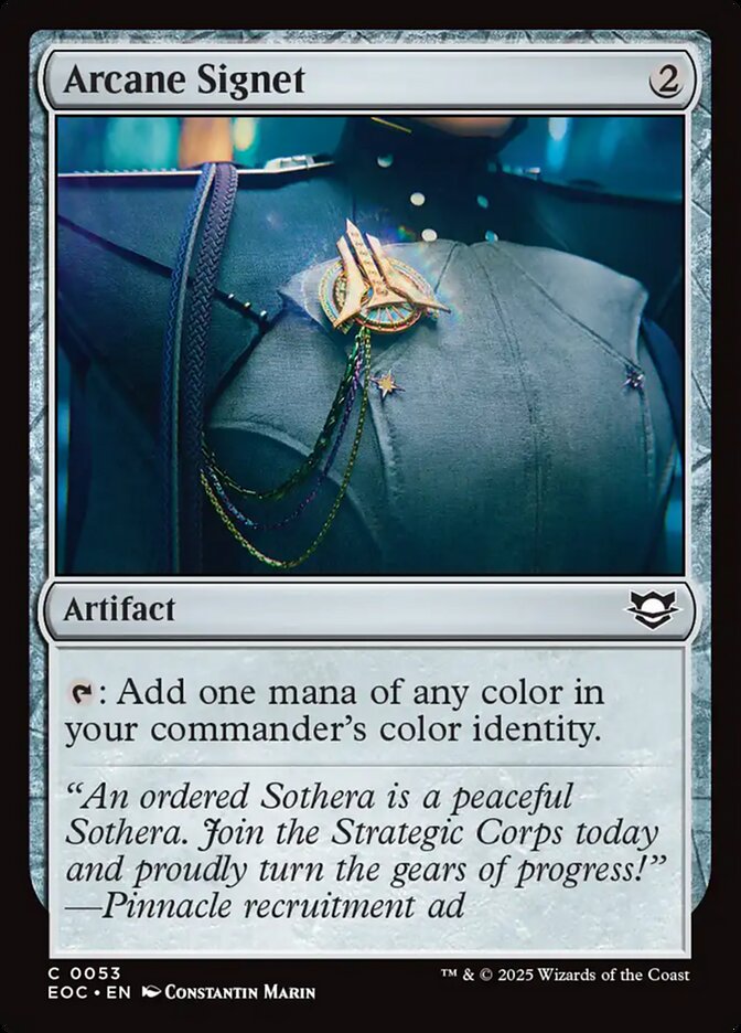 Arcane Signet 53 (Commander: Edge of Eternities)  | Good Games Morley