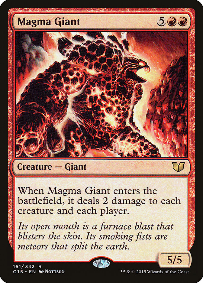Magma Giant 161/342 (Commander 2015)  | Good Games Morley