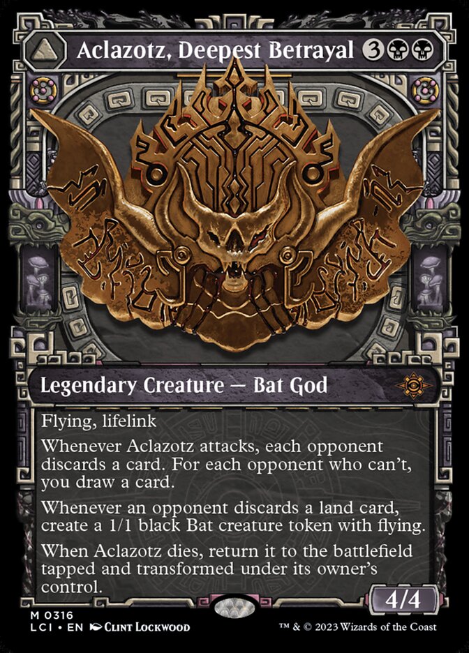 Aclazotz, Deepest Betrayal // Temple of the Dead 316/291 (The Lost Caverns of Ixalan)  - Showcase Foil | Good Games Morley