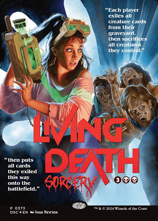 Living Death 373 (Commander: Duskmourn: House of Horror)  - Showcase Foil | Good Games Morley