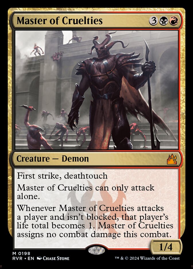 Master of Cruelties 198/291 (Ravnica Remastered)  - Foil | Good Games Morley