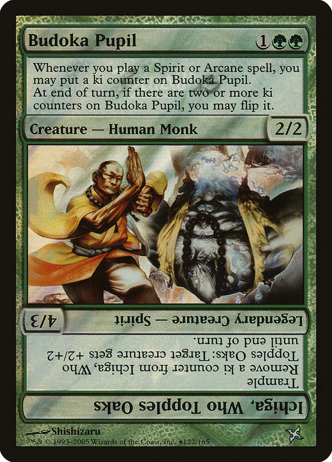 Budoka Pupil // Ichiga, Who Topples Oaks 122★/2 (Launch Party & Release Event Promos)  - Foil | Good Games Morley