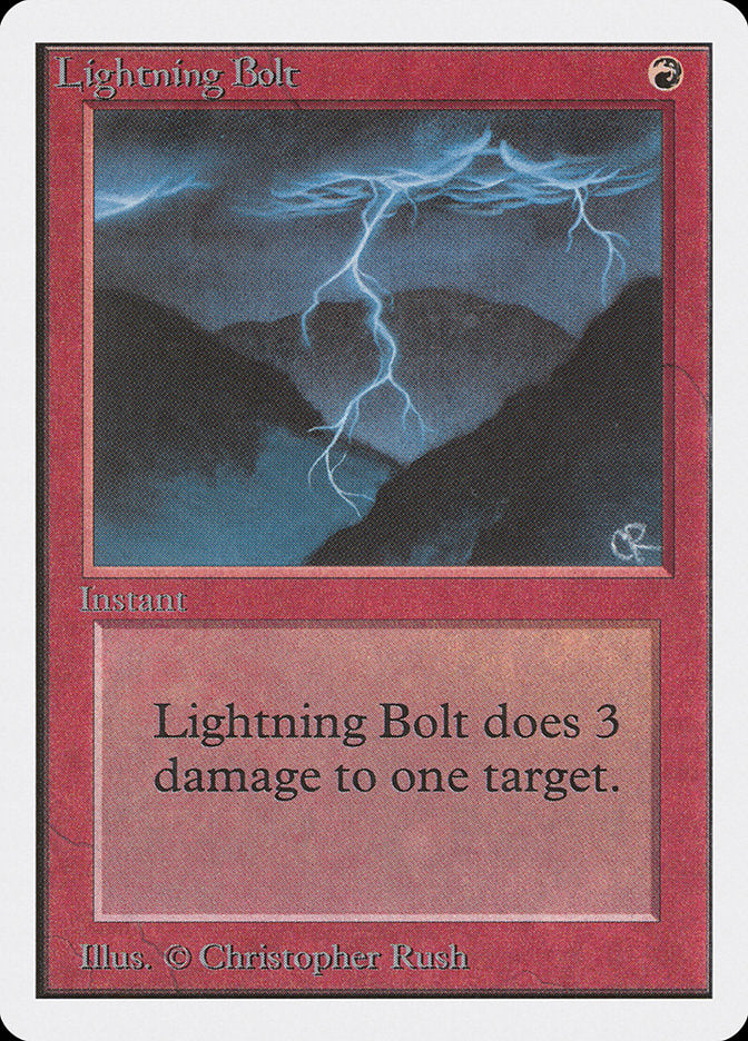 Lightning Bolt 162/302 (Unlimited Edition)  | Good Games Morley