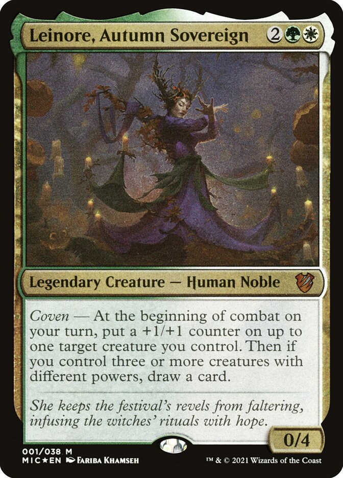 Leinore, Autumn Sovereign 1/38 (Commander: Innistrad: Midnight Hunt)  - Foil | Good Games Morley