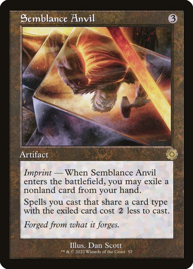 Semblance Anvil 52/63 (The Brothers' War: Retro Frame Artifacts)  | Good Games Morley