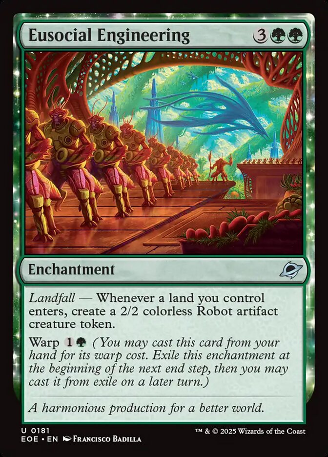 Eusocial Engineering 181 (Edge of Eternities)  - Foil | Good Games Morley