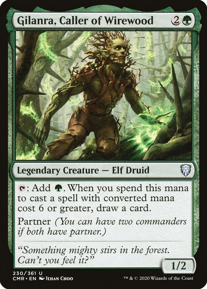 Gilanra, Caller of Wirewood 230 (Commander Legends)  - Foil | Good Games Morley